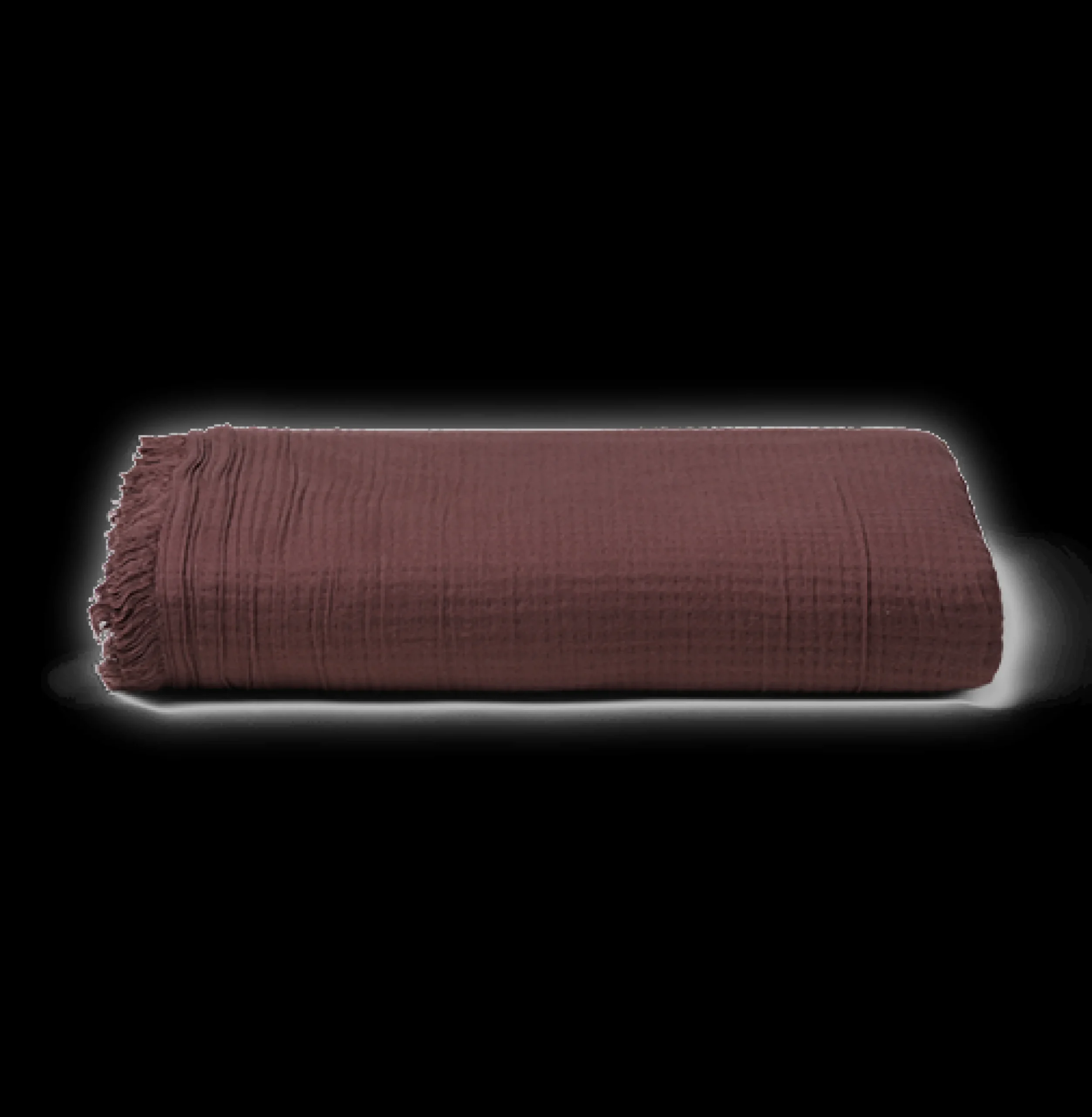 Hot JUNA Plaid 130x190 cm i brun fra serien View | Køb her