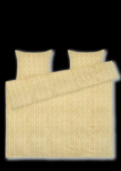 Outlet JUNA Pleasantly Sengetøj 220x220 cm gul SE | Køb her