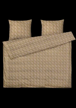 Outlet JUNA Pleasantly Sengetøj 220x220 cm sennep SE | Køb her