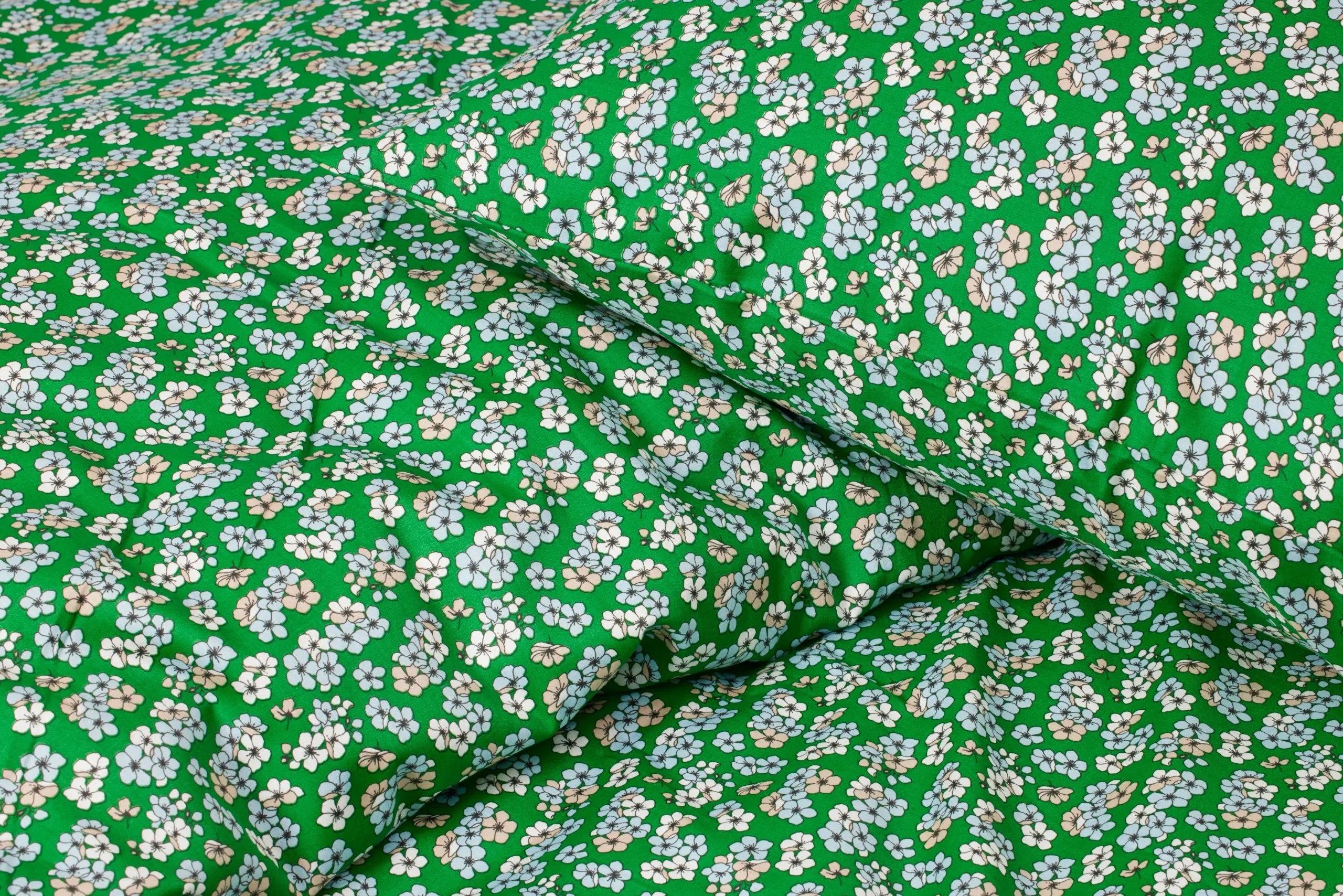 Best JUNA Pleasantly Sengetøj 220x220 cm grøn SE | Køb her