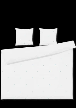 Outlet JUNA Sengetøj 200x220 cm i hvid fra serien Daisy | Køb her
