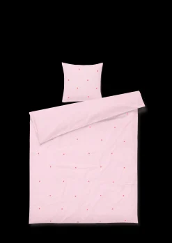 Sale JUNA Sengetøj 150x210 cm i rosa fra serien Daisy | Køb her
