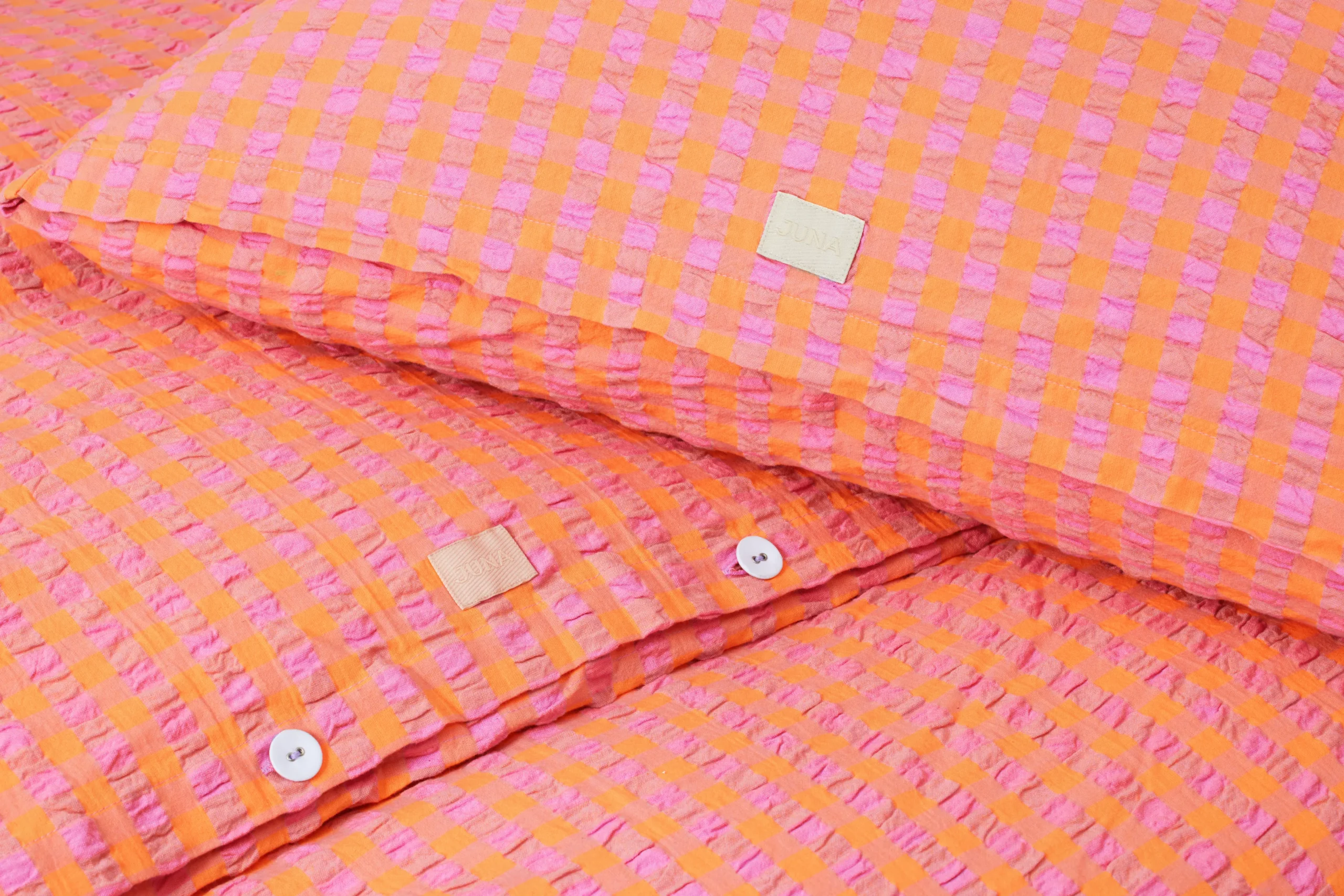 Best JUNA Sengetøj 200x220 cm i rosa fra serien Bæk&Bølge