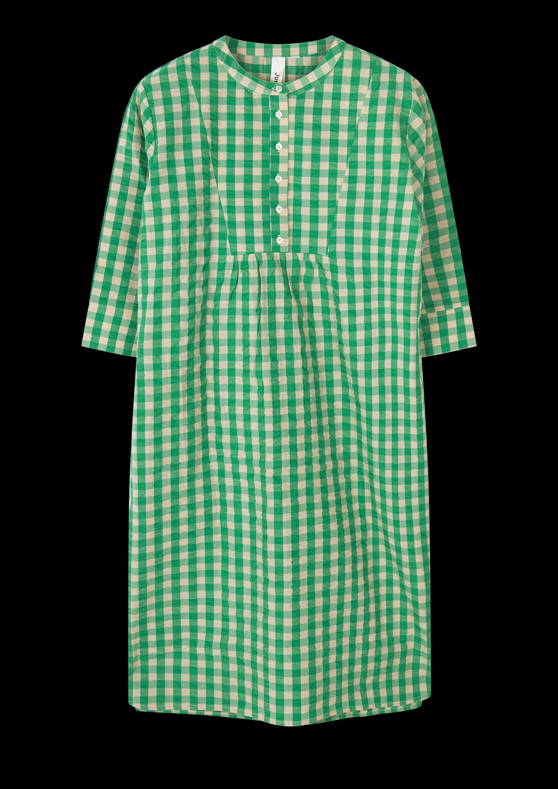Discount JUNA Sonja dress S/M i grøn fra serien Bæk&Bølge | Køb her