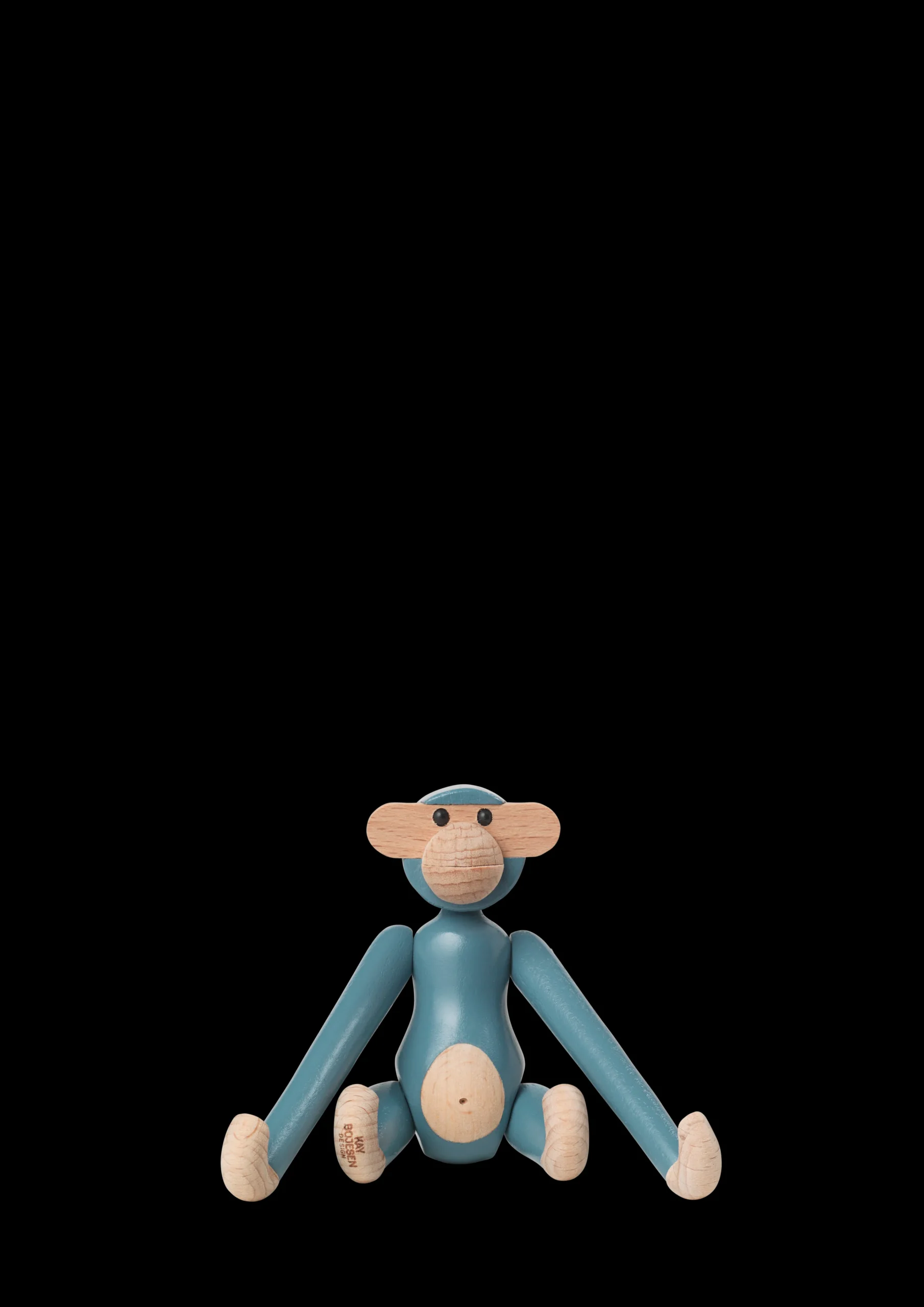Discount Kay Bojesen Abe mini i blå fra serien Monkey | Køb her