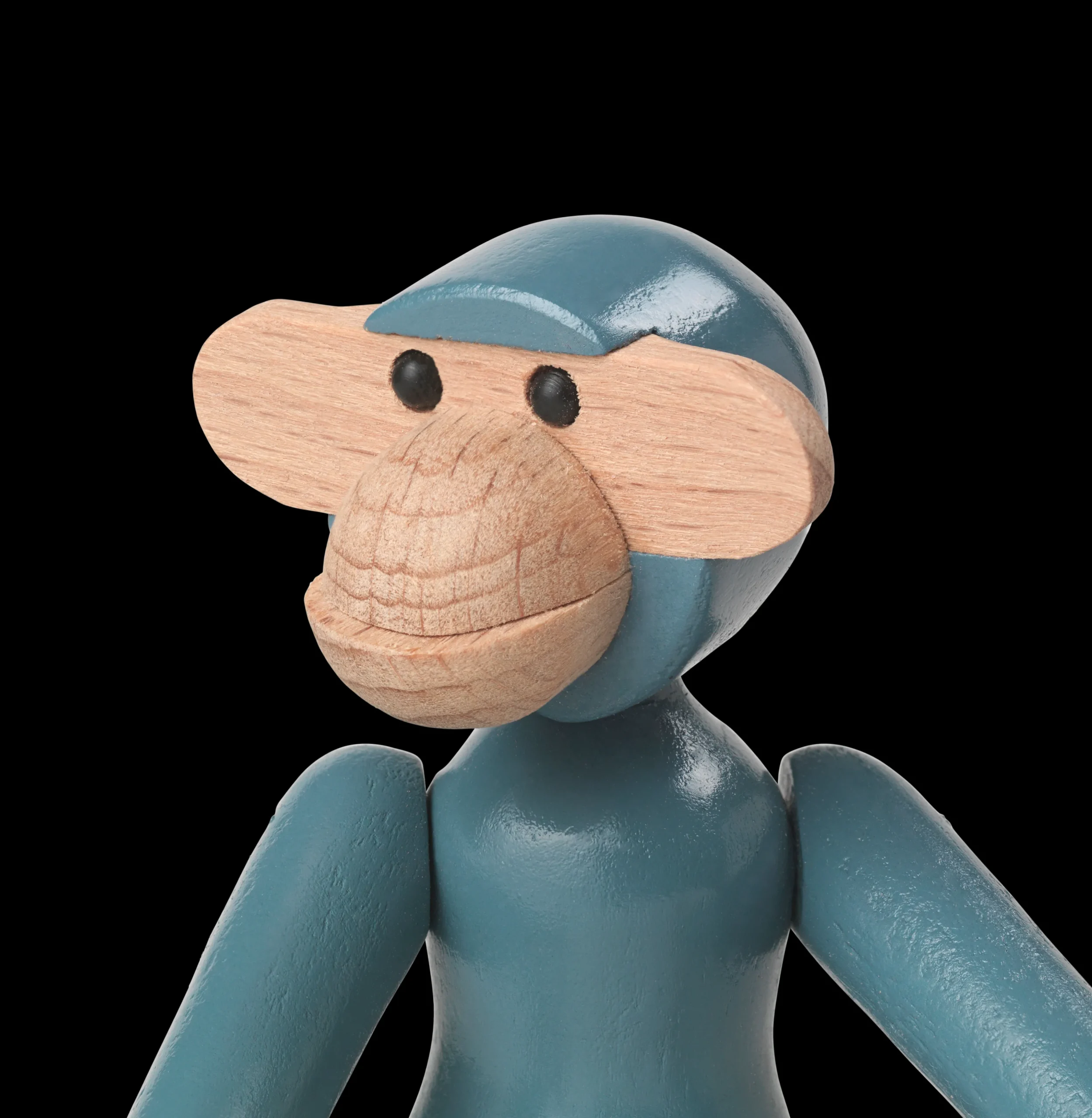 Discount Kay Bojesen Abe mini i blå fra serien Monkey | Køb her