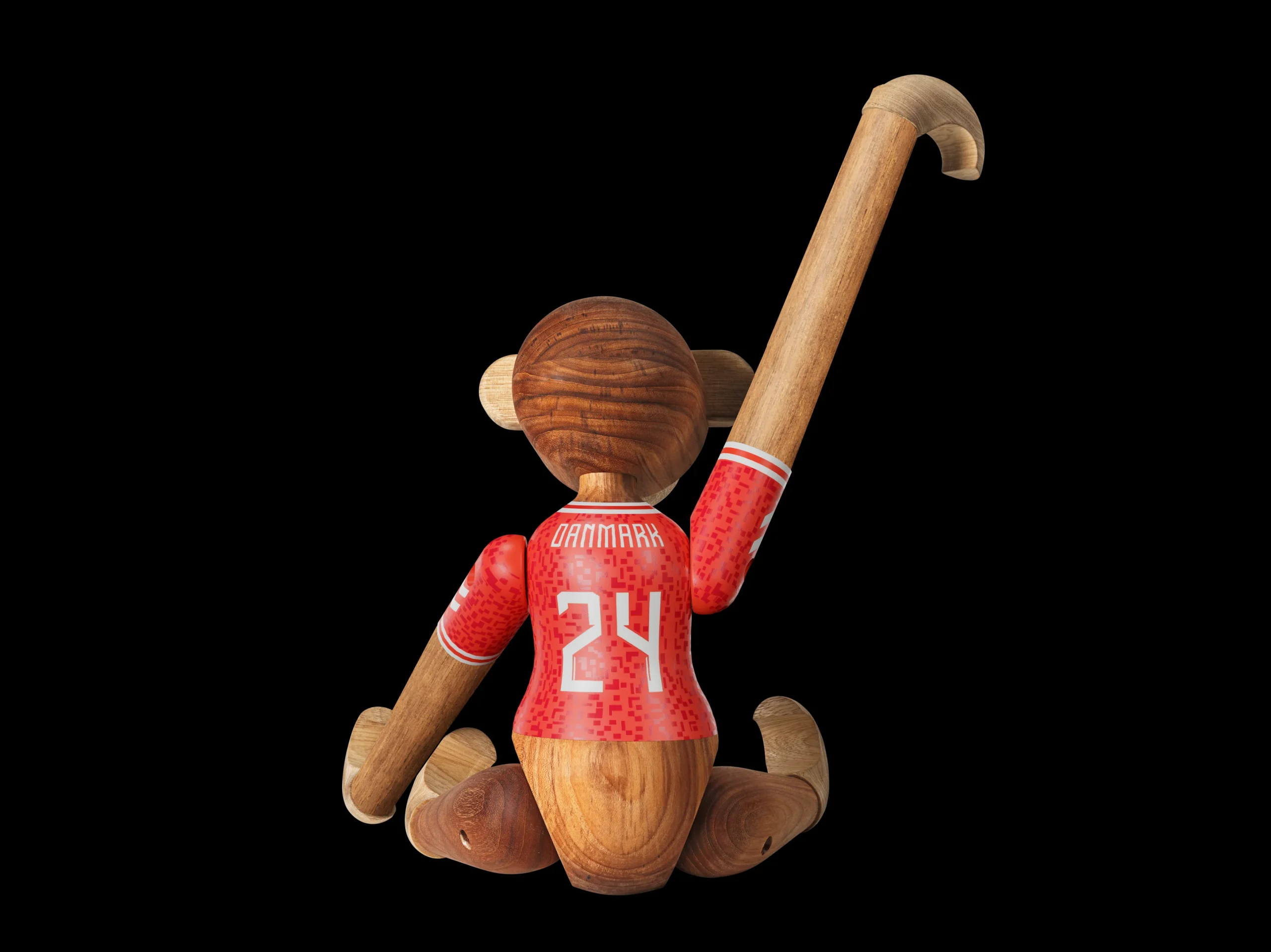 Discount Kay Bojesen Abe x DBU Herre 2024 stor teak/limba - Køb her