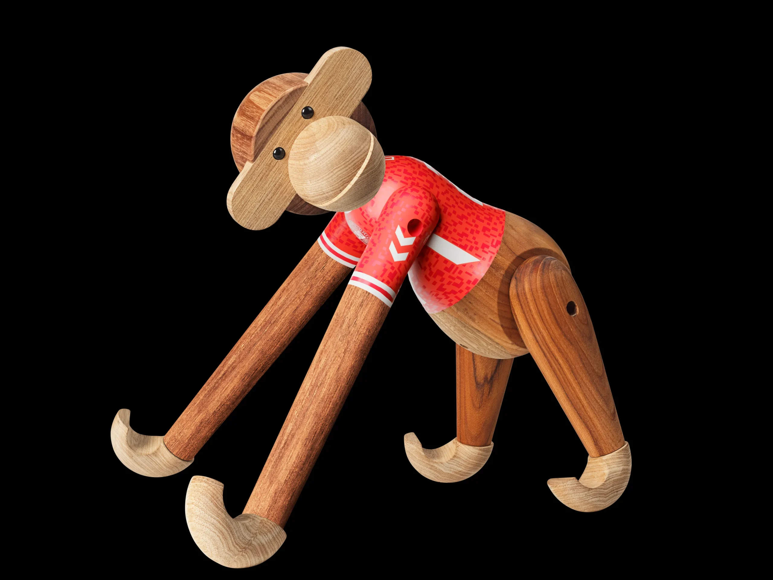 Discount Kay Bojesen Abe x DBU Herre 2024 stor teak/limba - Køb her