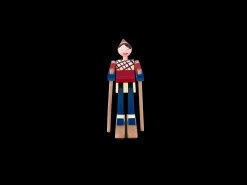 Sale Kay Bojesen Datti, pige Skiløber H15.5 cm i multi | Køb her