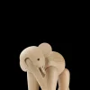 New Kay Bojesen Elefant mini i træ fra serien Other animals