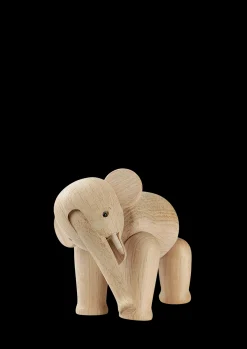 New Kay Bojesen Elefant mini i træ fra serien Other animals