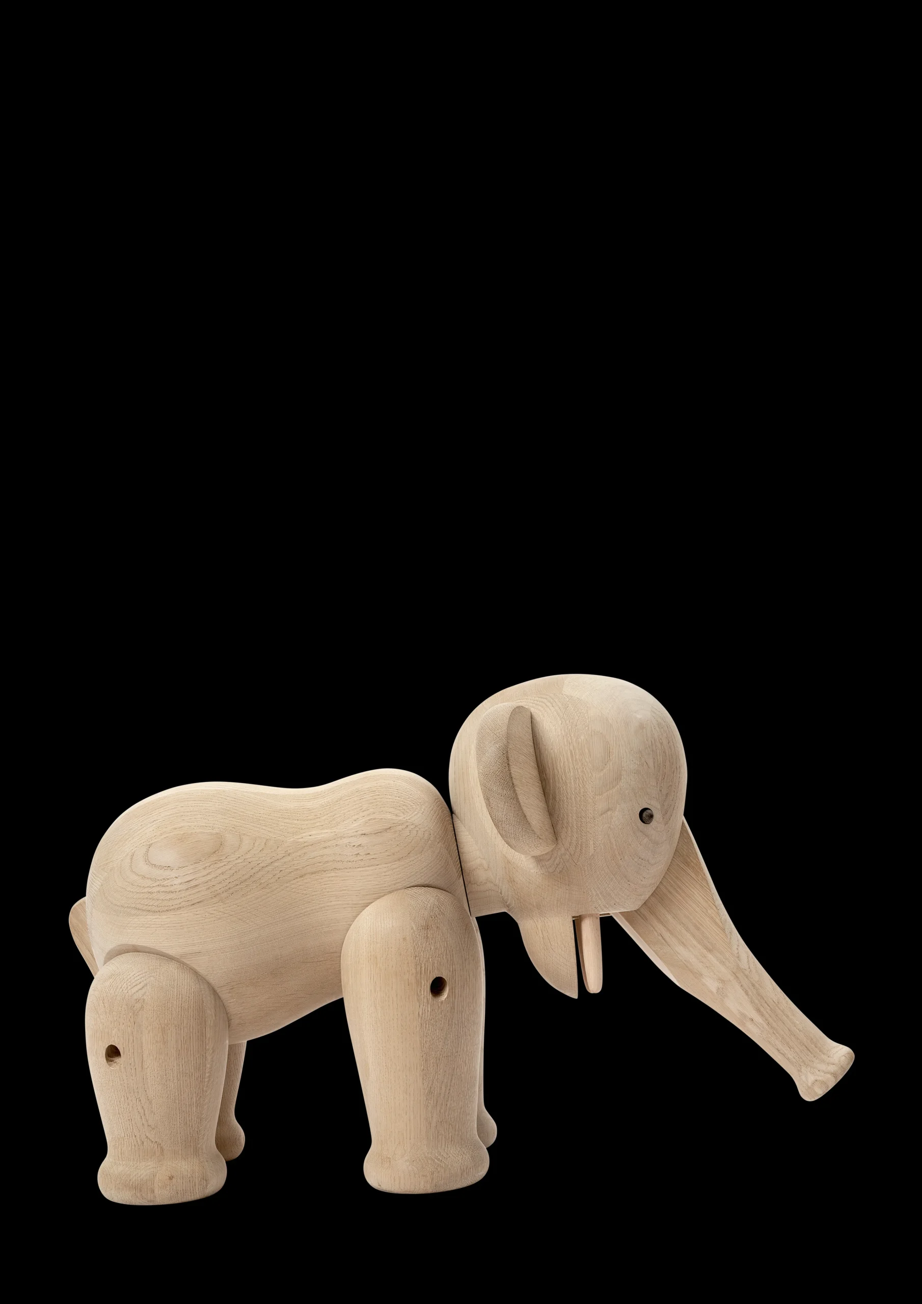 Best Kay Bojesen Elefant XXL i træ fra serien Masterpieces