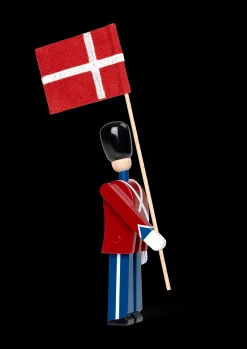 Clearance Kay Bojesen Fanebærer mini i rød fra serien Figurines