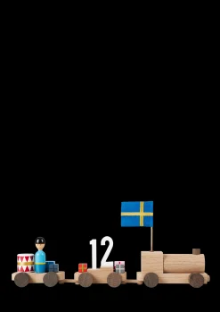 New Kay Bojesen Fødselsdagstog Svensk eg/røget eg | Køb her