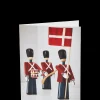New Kay Bojesen Kort A6 Garder, 3 forskellige 1 stk. i rød