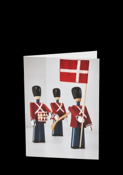 New Kay Bojesen Kort A6 Garder, 3 forskellige 1 stk. i rød
