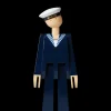 Outlet Kay Bojesen Marine H20.5 cm i blå fra serien Figurines