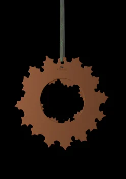 Best Kähler Gingerbread Julekrans Ø18.5 cm brun | Køb nu