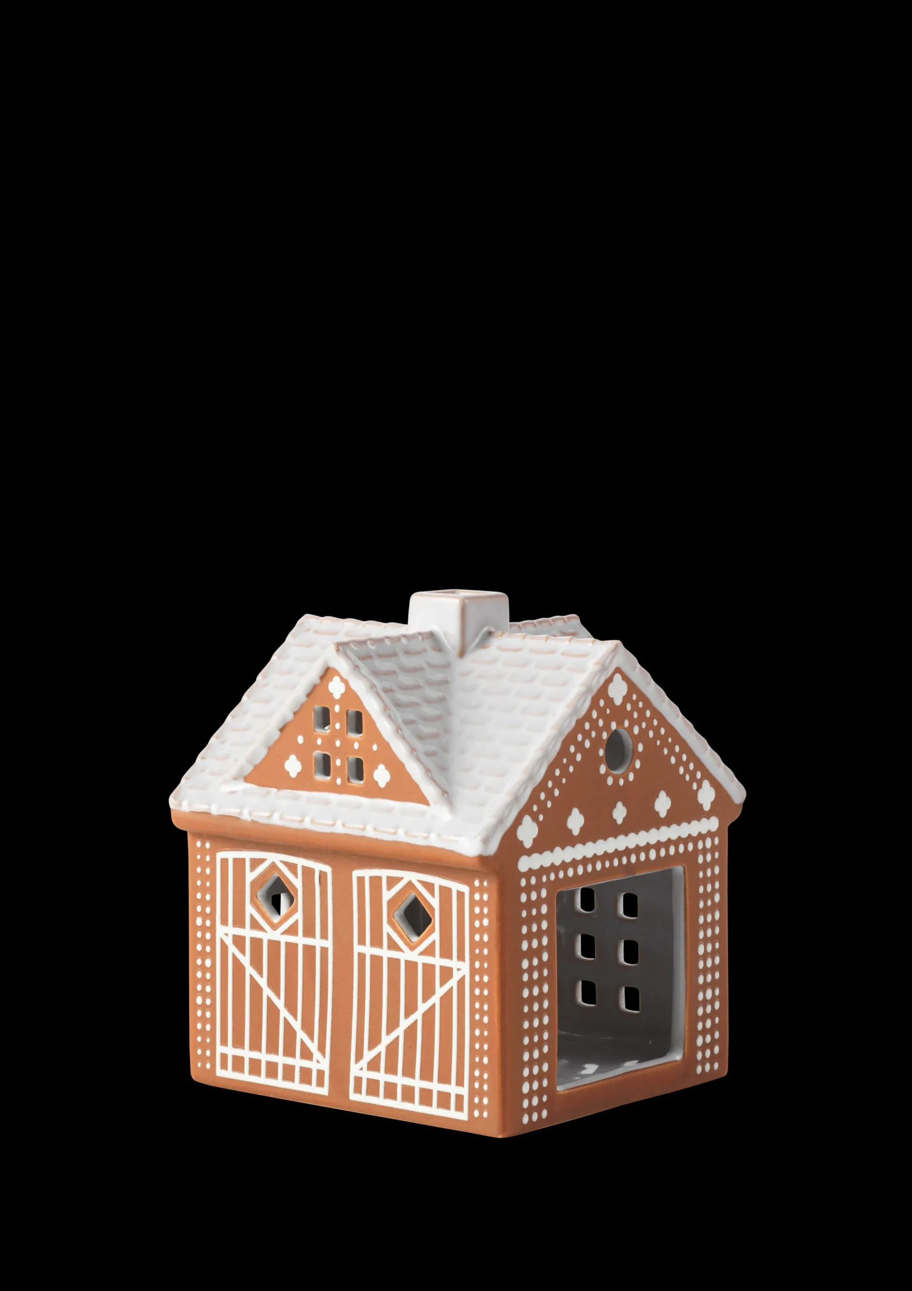 Hot Kähler Gingerbread Lyshus Julestald H11.5 brun | Køb nu