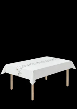 Sale Kähler Hammershøi Christmas Dug 150x270 cm hvid m. deko
