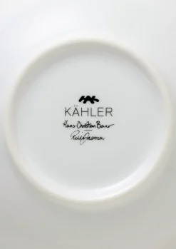 Kähler Hammershøi Christmas Skål Ø16 cm hvid m. deko 2 stk.