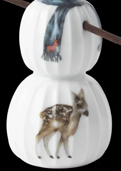 Discount Kähler Hammershøi Christmas Snemand H11.5 hvid m. deko