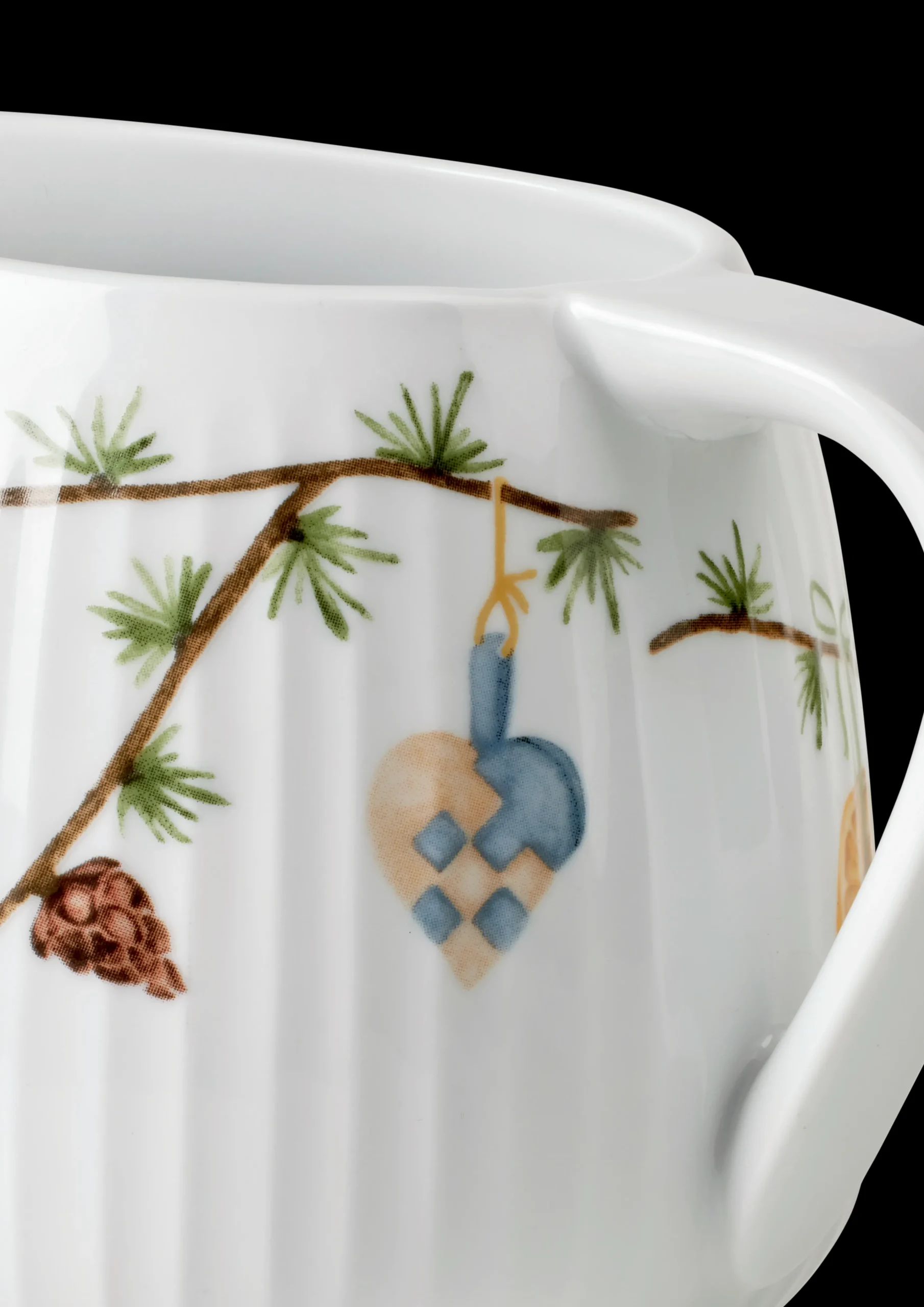 Discount Kähler Hammershøi Christmas Saucekande 66 cl hvid m. deko