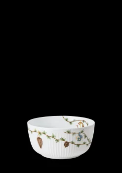 Clearance Kähler Hammershøi Christmas Skål Ø21 cm hvid m. deko