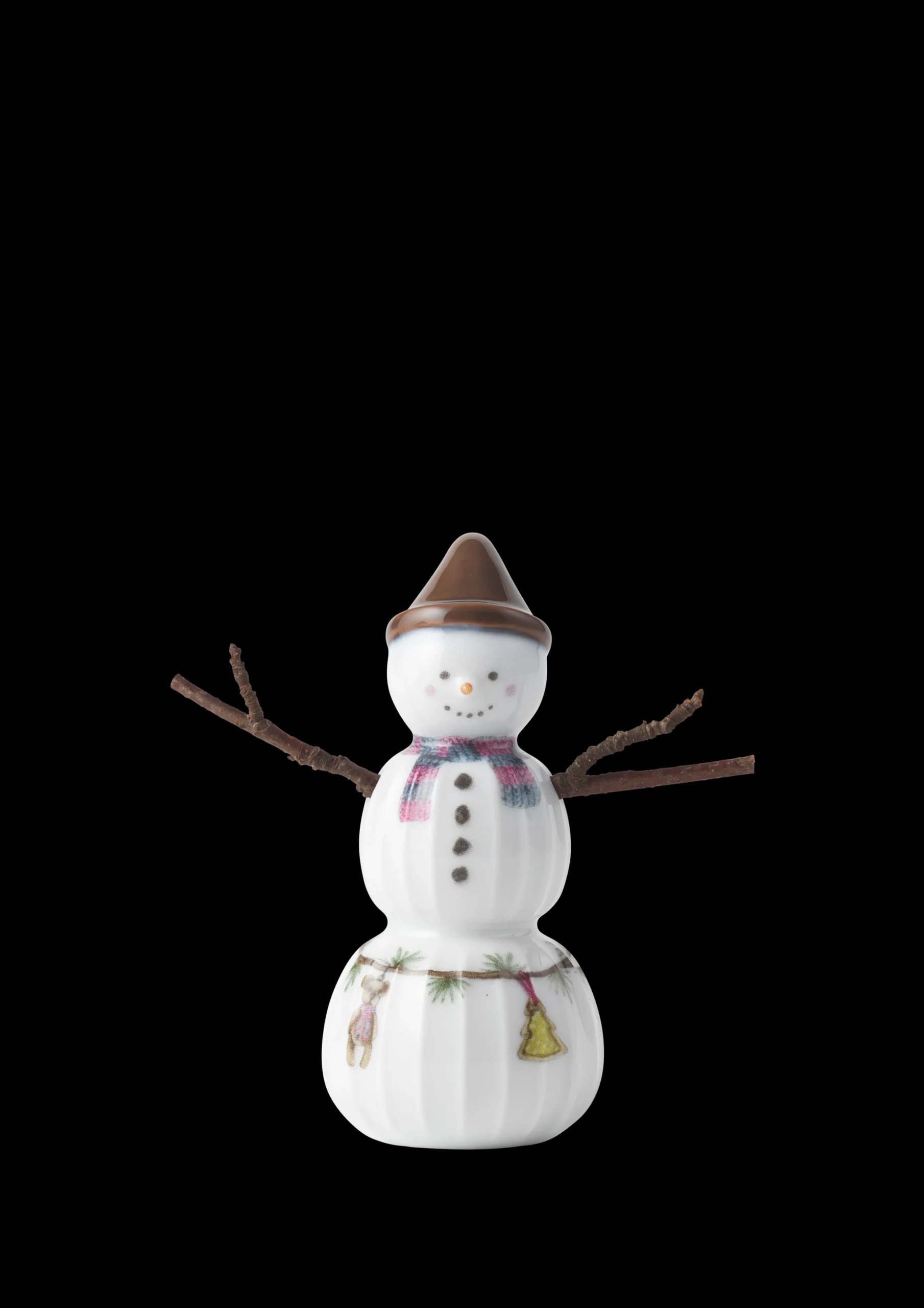 Discount Kähler Hammershøi Christmas Snedreng H9 hvid m. deko