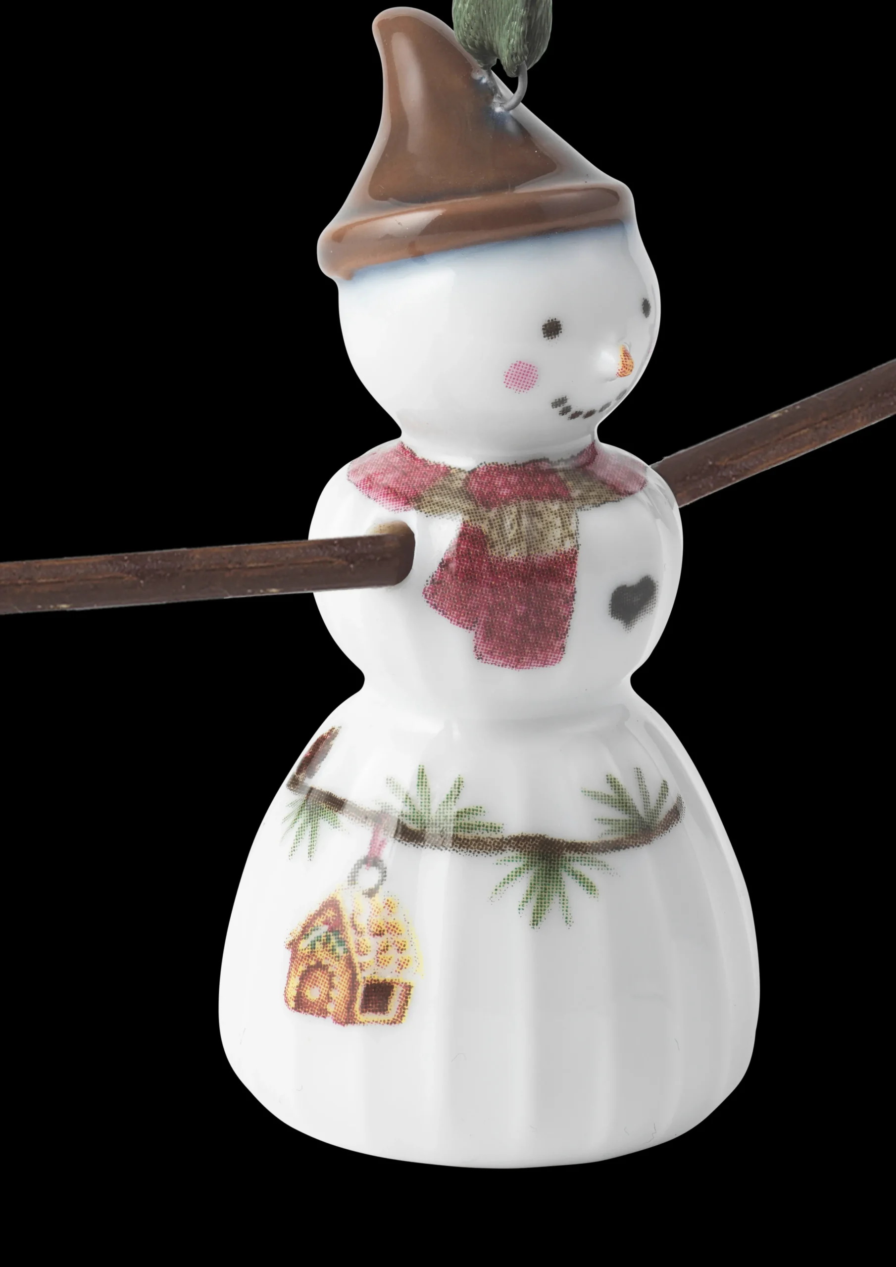 Clearance Kähler Hammershøi Christmas Snepige hængende H6.5 hvid deko