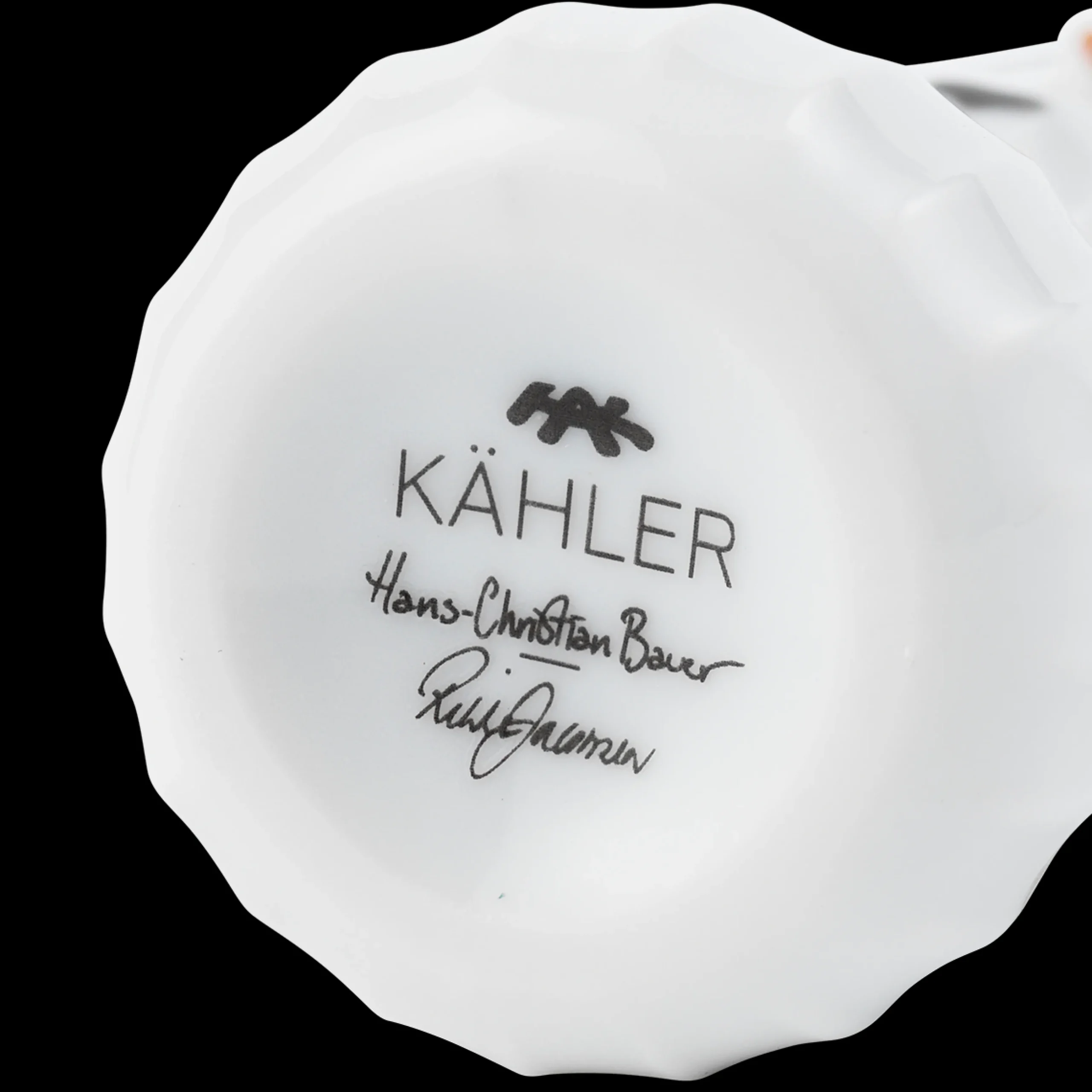Clearance Kähler Hammershøi Christmas Snepige hængende H6.5 hvid deko