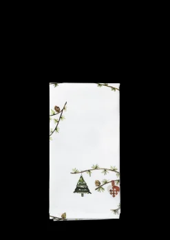 Discount Kähler Hammershøi Christmas Stofserviet 45x45cm hvid m. deko