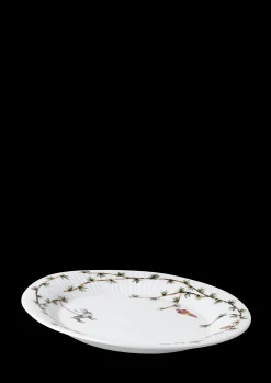 Outlet Kähler Hammershøi Christmas Ovalt bordfad hvid m. deko