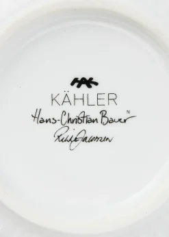 Online Kähler Hammershøi Christmas Skål 2024 Ø12 cm hvid m. deko