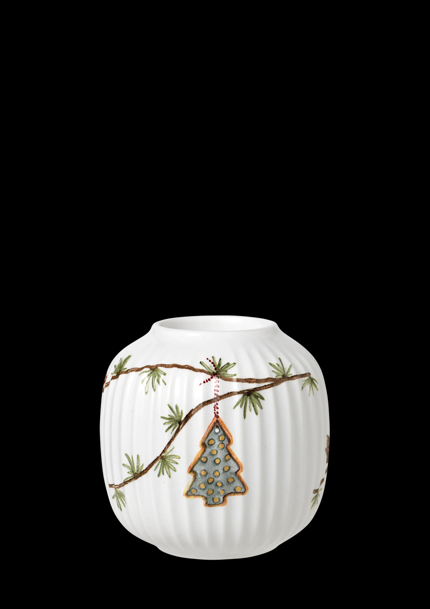 Kähler Hammershøi Christmas Ø9.5 cm hvid m. deko | Køb her