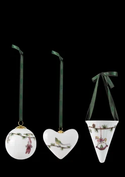 Clearance Kähler Hammershøi Christmas juleornamenter hvid m. deko