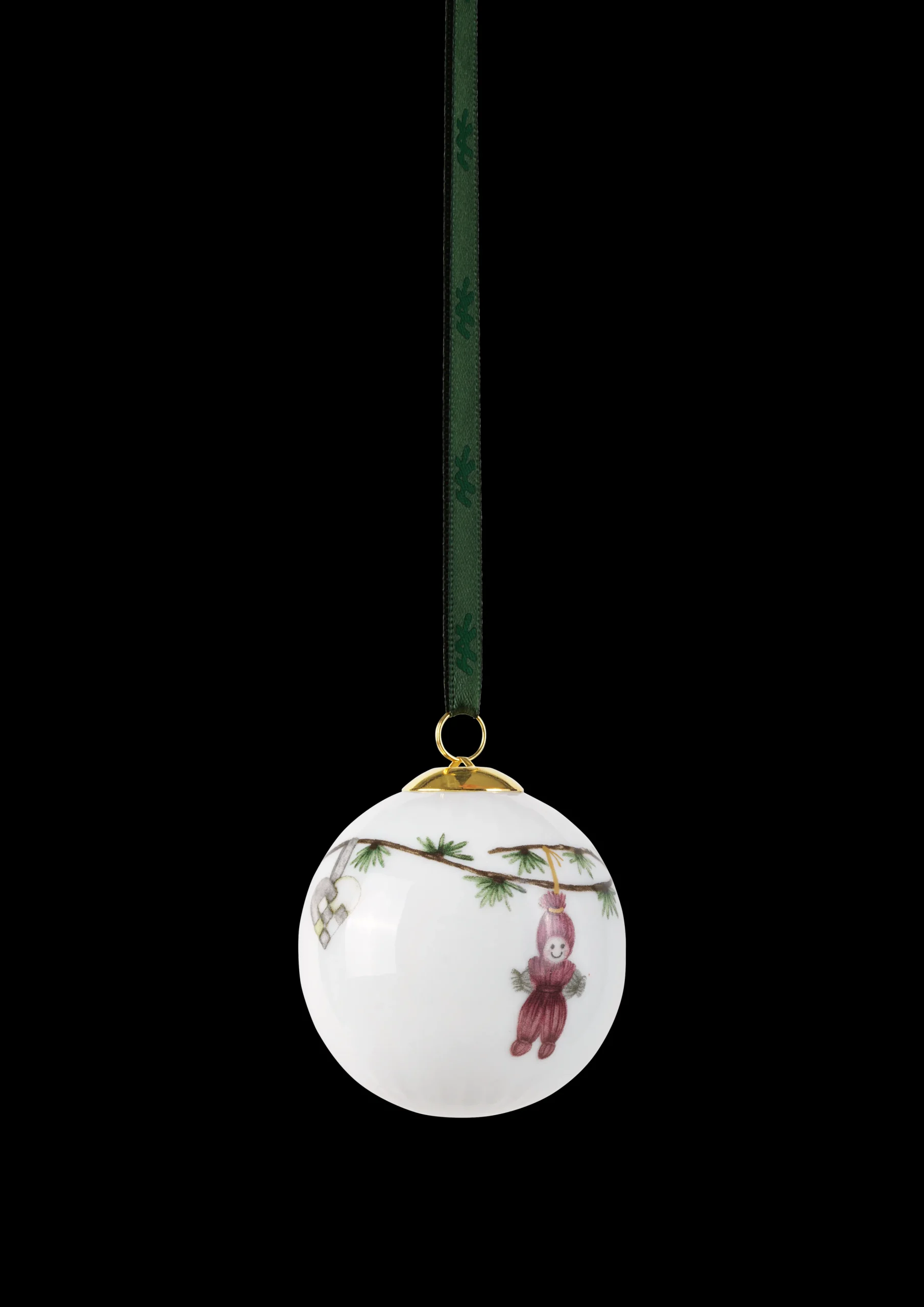 Clearance Kähler Hammershøi Christmas juleornamenter hvid m. deko
