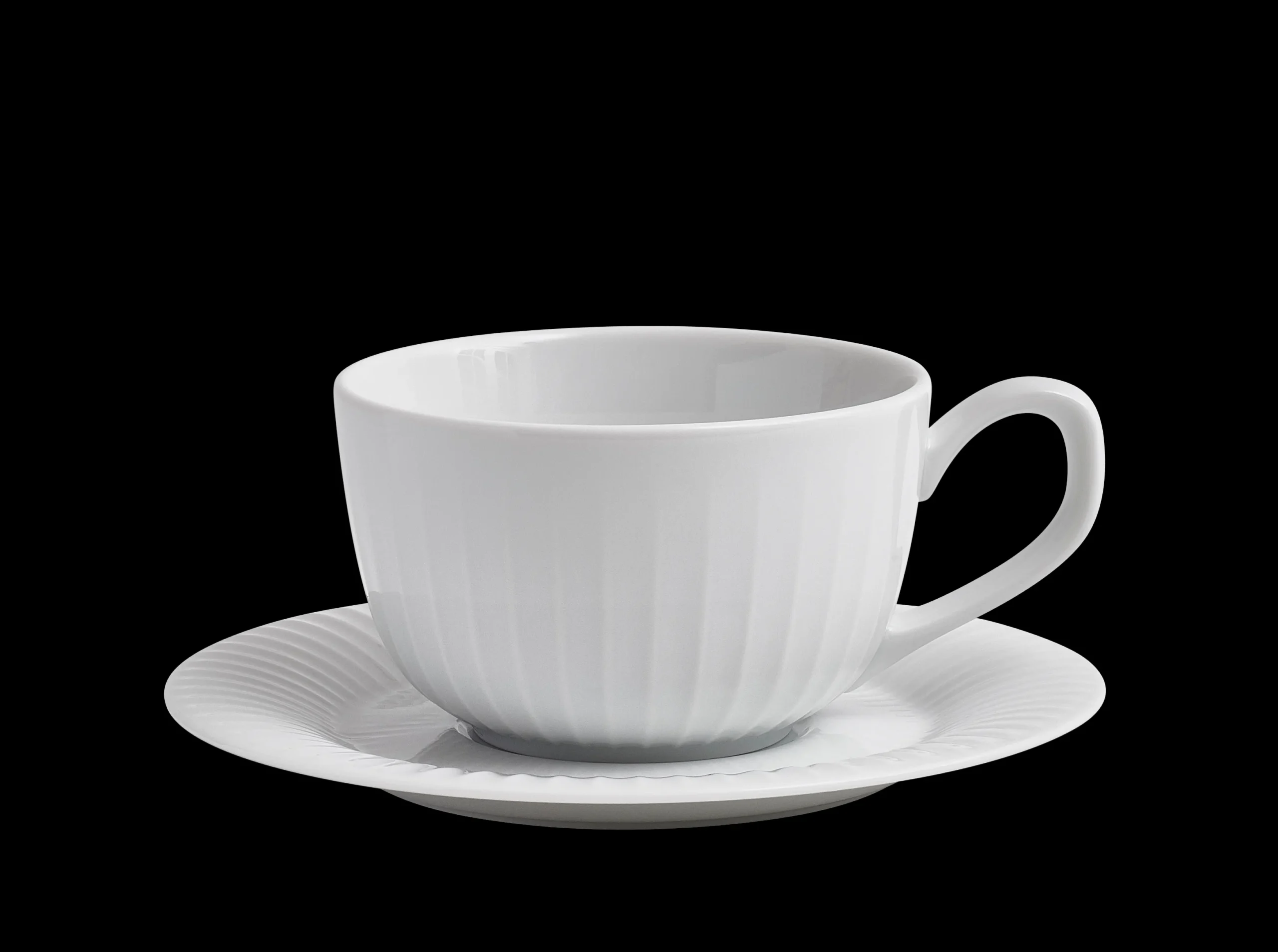 Sale Kähler Hammershøi Kaffekop m. underkop 25 cl hvid | Køb her