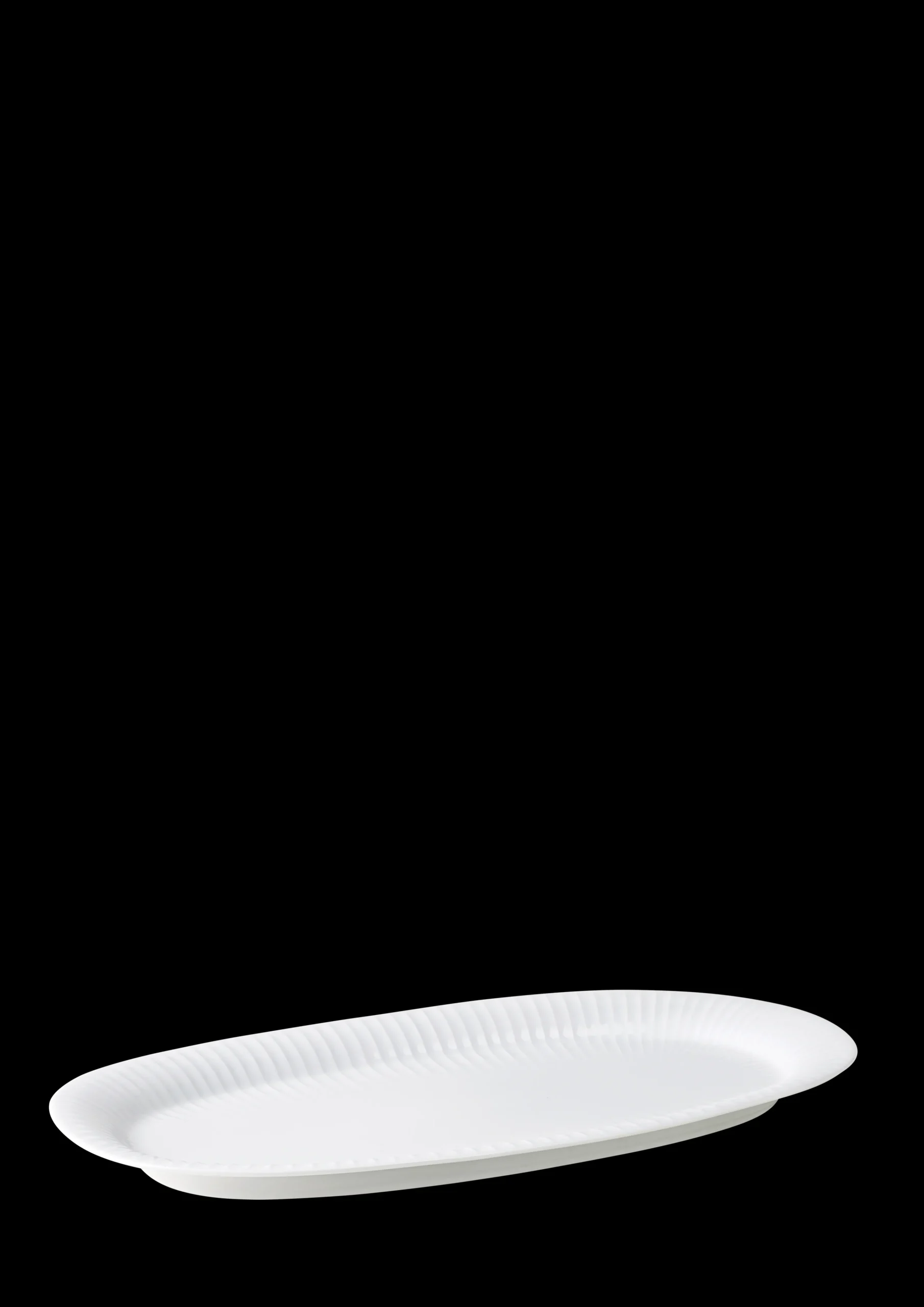 Sale Kähler Hammershøi Ovalt serveringsfad 40x22.5 hvid | Køb her