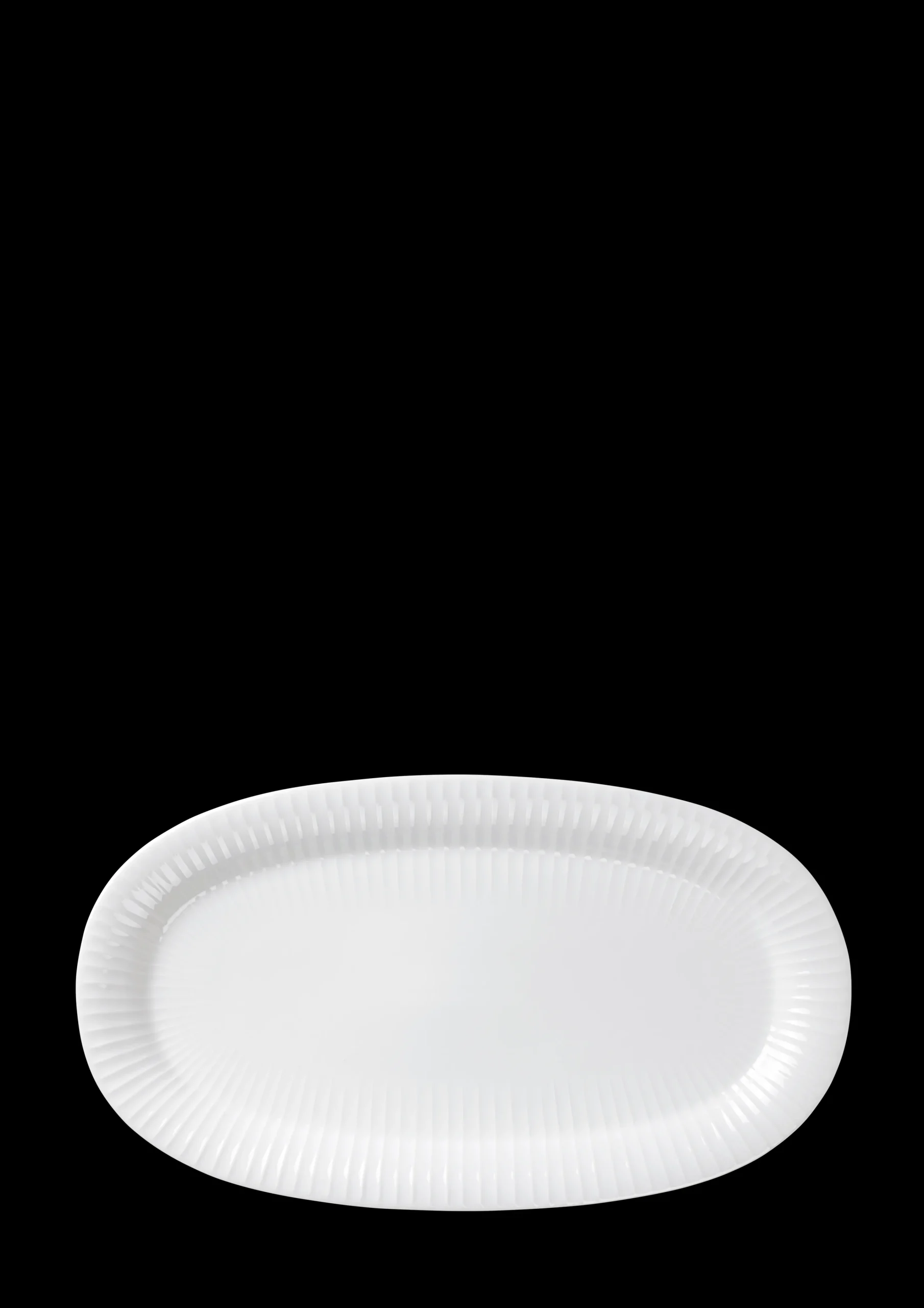 Sale Kähler Hammershøi Ovalt serveringsfad 40x22.5 hvid | Køb her