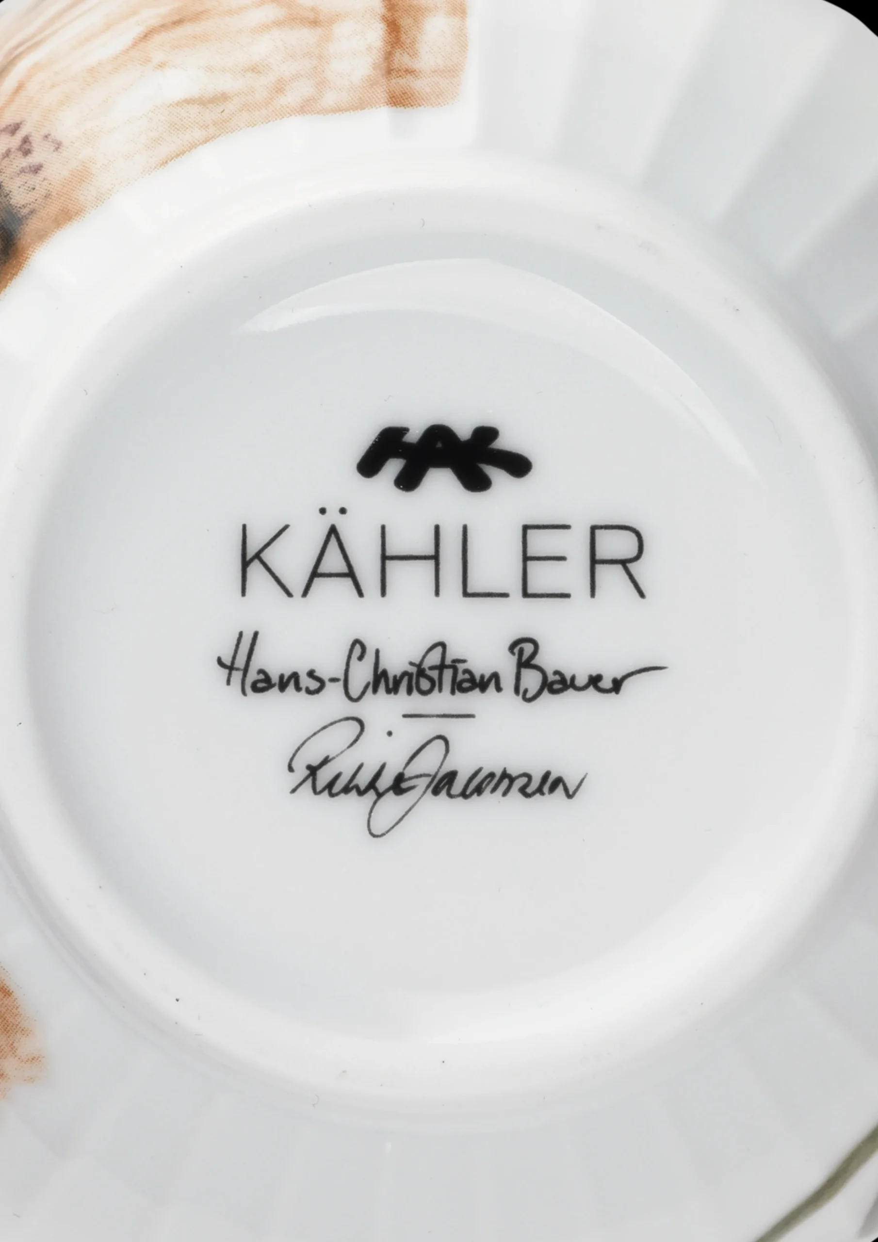 Discount Kähler Hammershøi Poppy Krus 33 cl hvid m. deko | Køb her