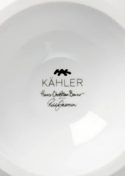 New Kähler Hammershøi Poppy Opsats Ø16 cm hvid m. deko | Køb her