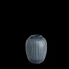 New Kähler Hammershøi Vase H10.5 antracitgrå (15371) | Køb her