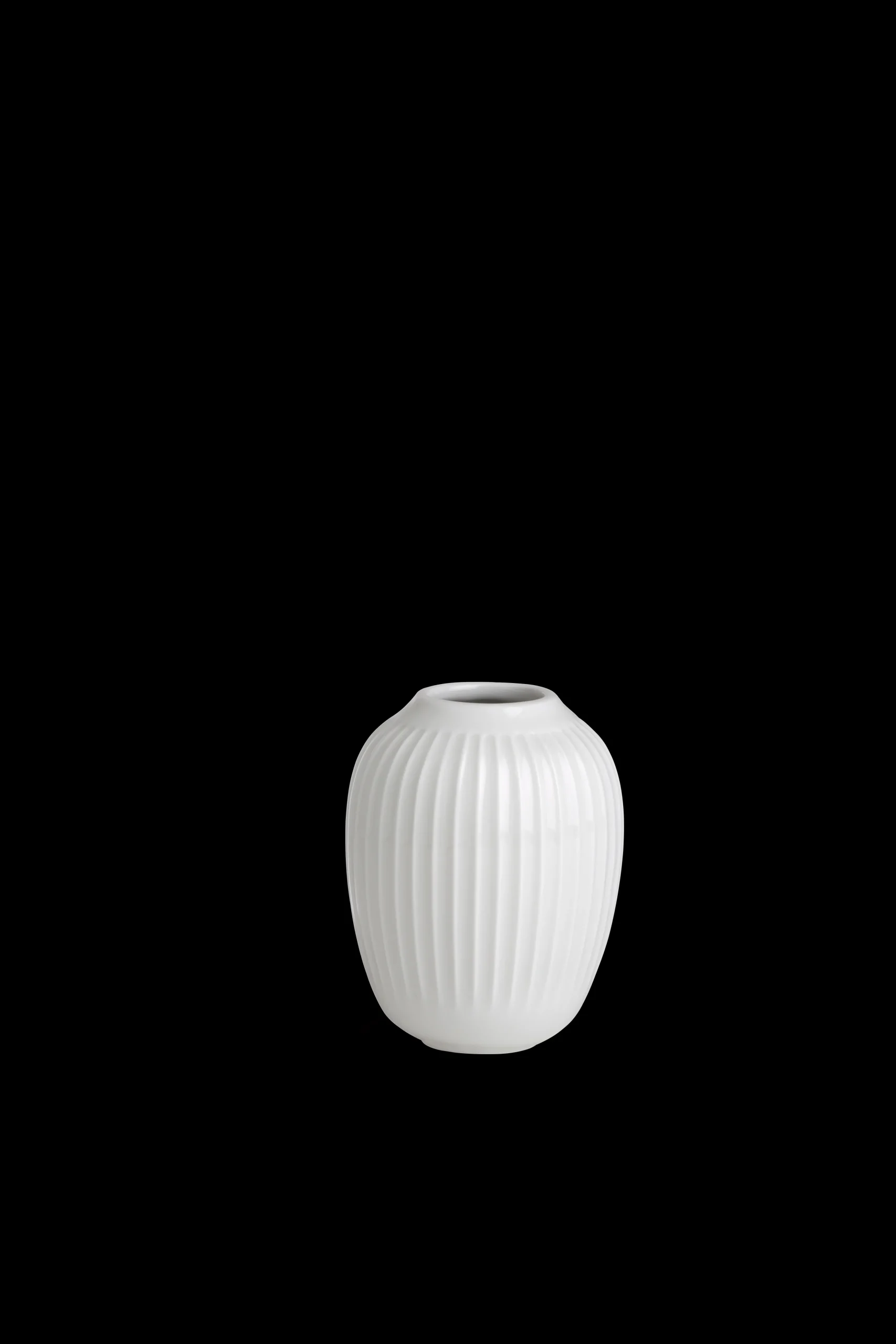 Best Kähler Hammershøi Vase H10.5 hvid (15370) | Køb her