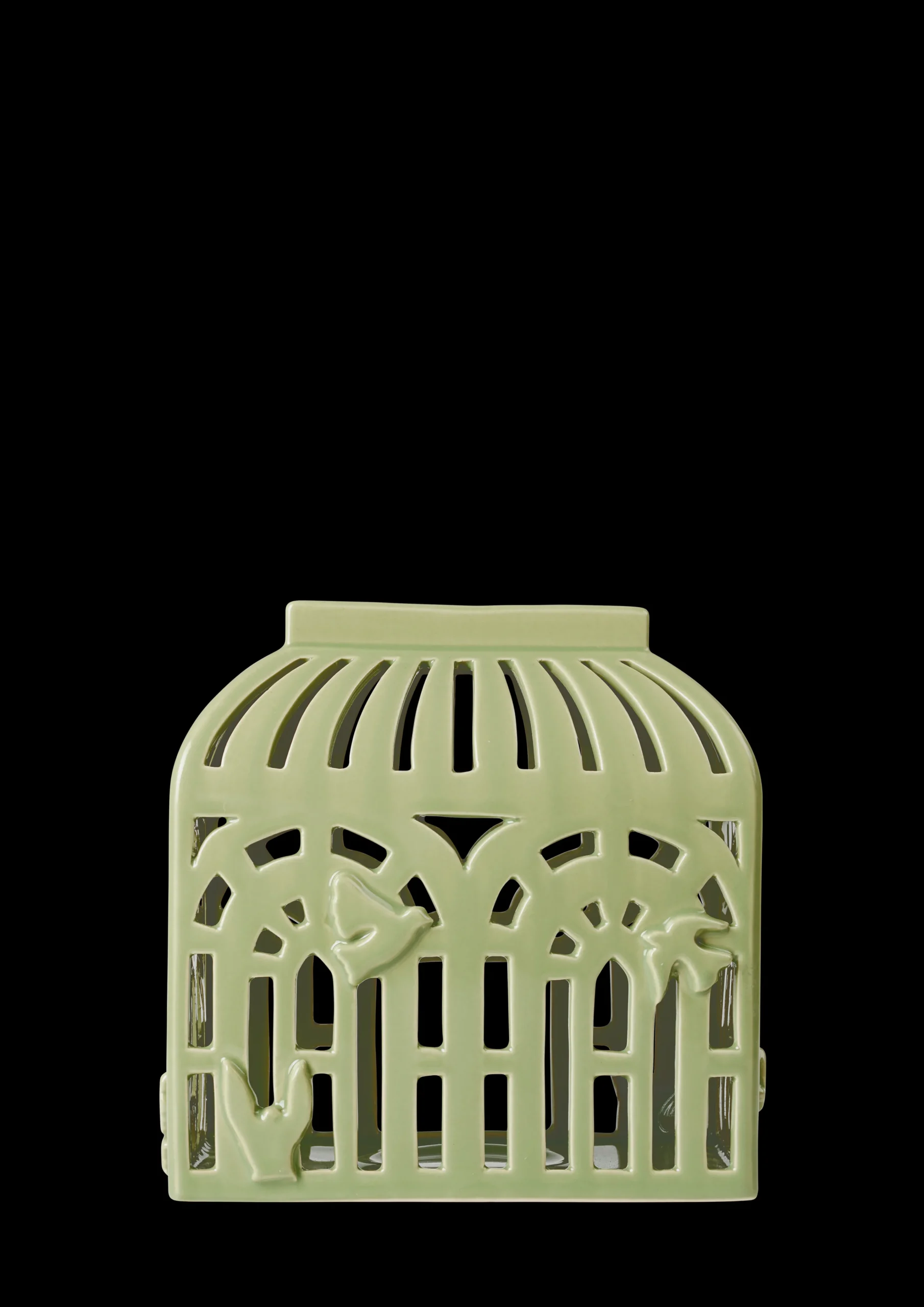 New Kähler Lyshus H16 cm i grøn fra serien Orangery | Køb her