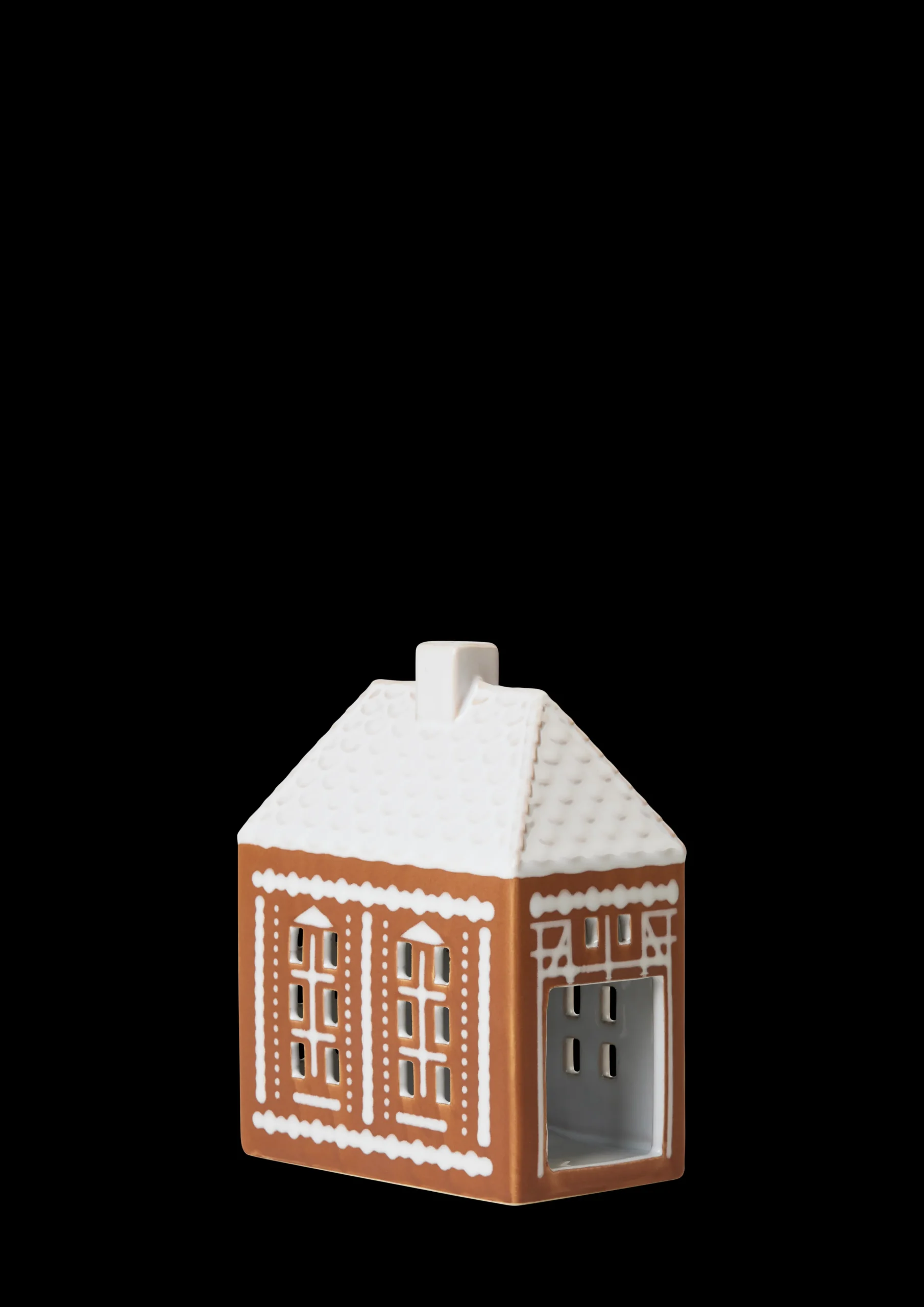 Best Kähler Lyshus mellem i brun fra serien Gingerbread | Køb her