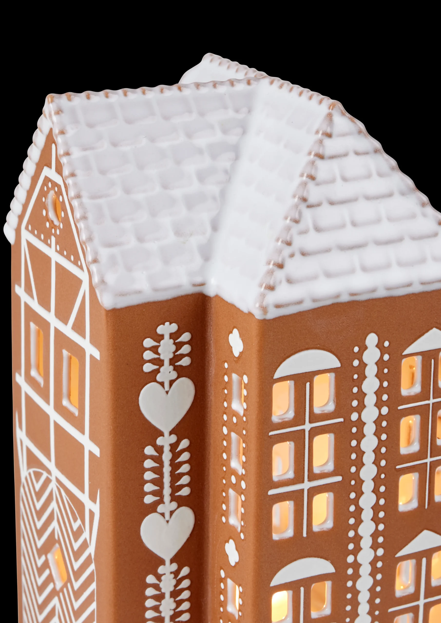 Online Kähler Lyshus stor i brun fra serien Gingerbread | Køb her