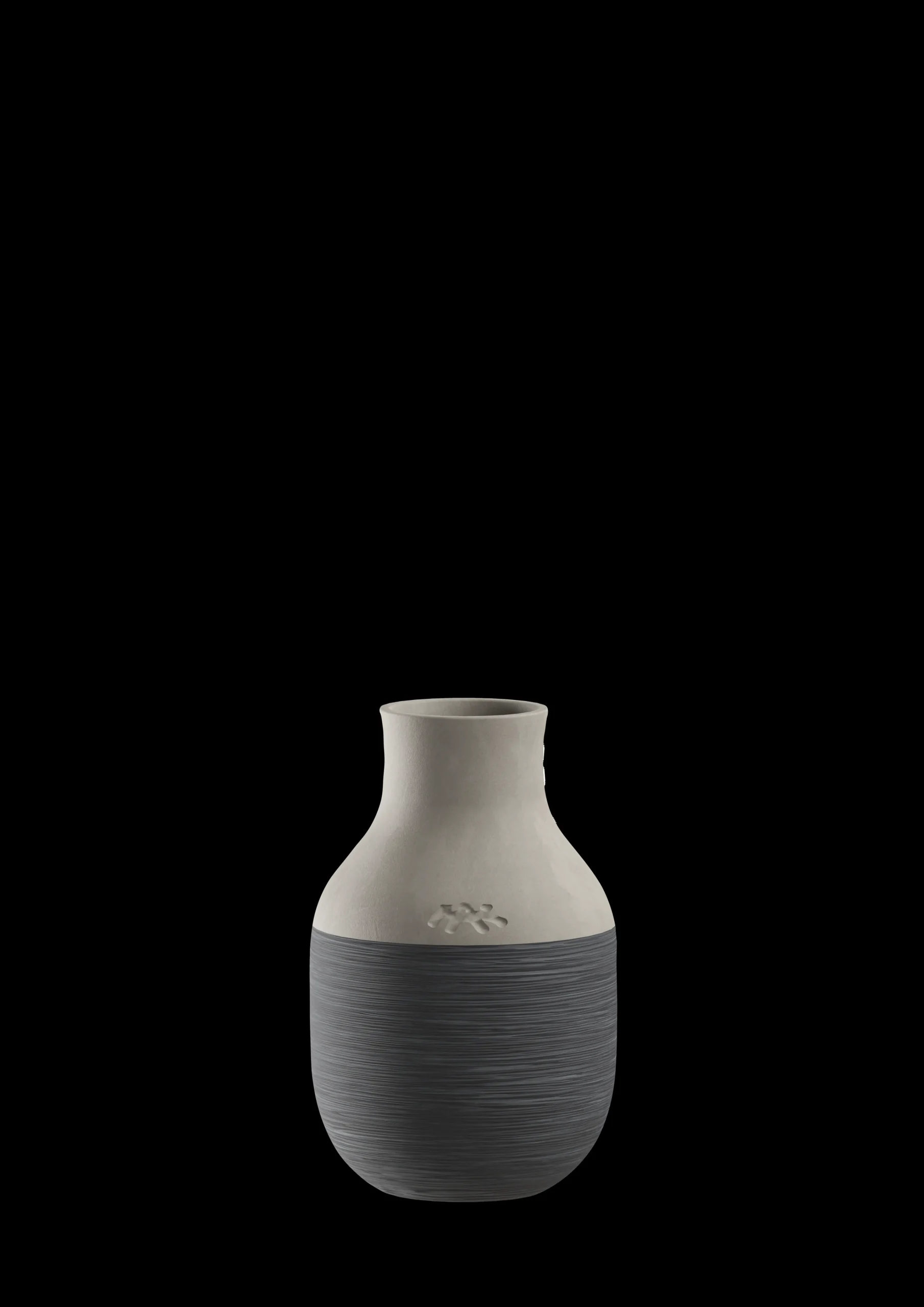 Best Kähler Omaggio Circulare Vase H12.5 cm antracitgrå | Køb nu