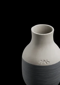 Best Kähler Omaggio Circulare Vase H12.5 cm antracitgrå | Køb nu