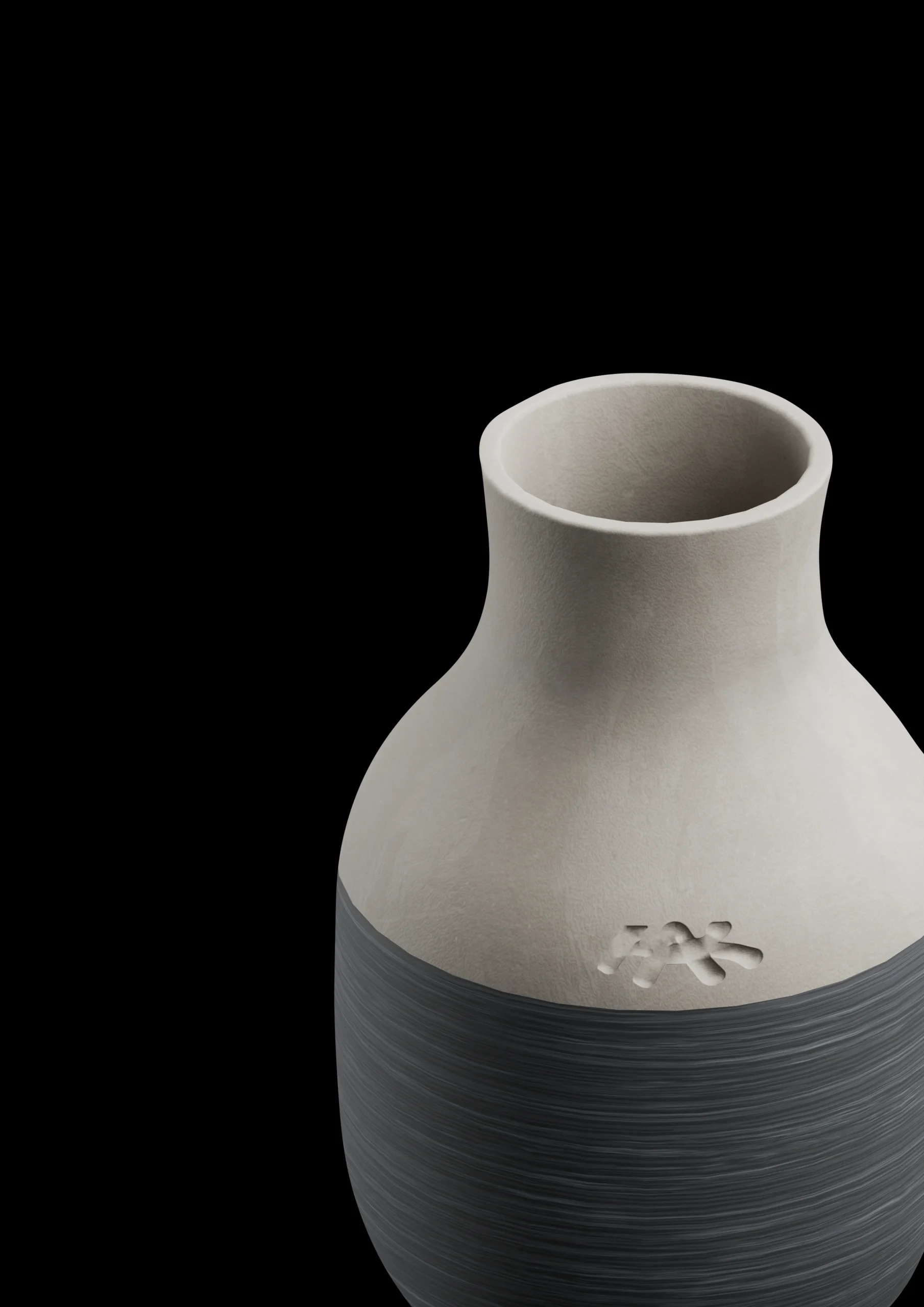 Best Kähler Omaggio Circulare Vase H12.5 cm antracitgrå | Køb nu